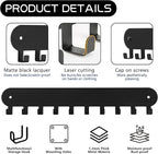 2 Pack Key Holder for Wall,Key Hooks with 10 Hooks,Key Holder Wall Mount Self Adhesive, Key Rack for Wall No Drill for Living