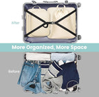 Cambond Compression Packing Cubes for Travel - Lightweight Expandable Travel Bags Luggage Organizers Travel Essentials Compre