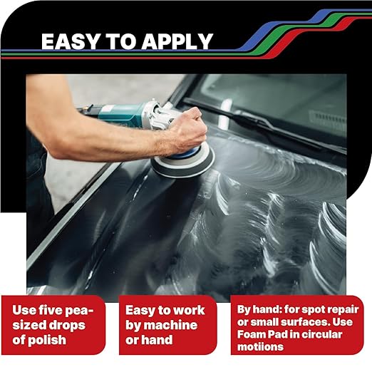 LAUCO Step 2 Fine Polish Compound – 32oz, Professional Swirl Mark & Scratch Remover for Automotive Paint, Silicone-Free, Clear Coat Safe Polishing Compound for High-Gloss Finish, Body Shop