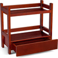 Sorbus Bamboo Bathroom Counter Organizer – 2-Tier Shelf with Hidden Drawer for Vanity, Matcha Station, Bathroom Sink Organize
