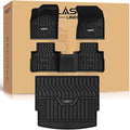 LASFIT Floor Mats & Cargo Mat for Nissan Rogue 2021-2026 (Not Fit Rogue Sport), Custom Fit All Weather TPE Floor Liners for Nissan Rogue S/SV/SL/Platinum 2021-2026 Full Set Car Mats & Trunk Mat, Black
