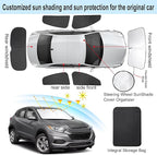 TINGLU Window Shades for Honda HR-V 2016-2022 Accessories Car Side Full Windows Rear Triangular Windshield Sun Shade Sun UV Rays & Privacy Protection for Camping 6PCS