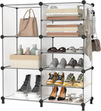 AWTATOS Closet Organizer 6 Cube Storage Shelves Portable Closet Clothes Organizers and Storage Stackable Cubby Shelving for C