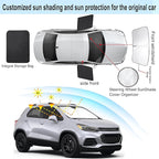 3PCS Car Window Shades Front Windshield Sun Shade Foldable Window Shade Custom Fit for 2013-2023 Che-vrolet Che-vy Trax Car Shades for Front Windows Anti-UV Rays Block Heat