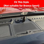 auovo Dash Cover Tray Fit for Ford Bronco Accessories 2026 2025 2021 2022 2023 2024 Anti-Slip Silicone Dashboard Compartments