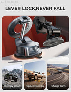 LISEN for Magsafe Car Mount, Phone Holders for Your Car, Magnetic Car Accessories for Women Men Truck Jeep BMW Ford, Gifts for Mother Day, for iPhone 17 Pro Max 16 15 14 13 12, Samsung S26, Black