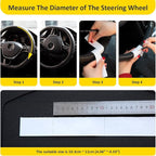 Cutequeen 2-in-1 Car Steering Wheel Desk - Portable Auto Laptop Tray & Eating Table for Most Vehicles, Durable Multi-Functional Travel Workstation with Cup Holder for Commuters and Road Trips, Black