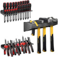 Screwdriver Organizer，Metal Screwdriver Organizers, Hammer Rack，Pliers Organizer, Wall Mounted Tool Organizers for Workshop，S