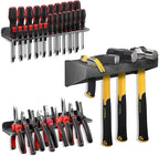 Screwdriver Organizer，Metal Screwdriver Organizers, Hammer Rack，Pliers Organizer, Wall Mounted Tool Organizers for Workshop，S