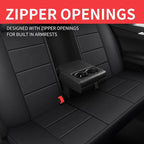 Car Seat Covers, Quilting Leather Seat Covers Full Set, Waterproof Faux Leather Automotive Seat Covers for Cars, Universal Ca