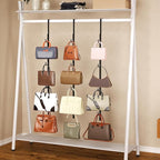 SWTYMIKI Over Door Hat Rack - 3 Packs Metal Hanging Hat Organizer with 12 Hooks Design, Baseball Cap Hanger Organizer Storage