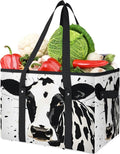 Reusable Grocery Bag Foldable Shopping Tote Bag with Handles Reusable Shopping Bags Large Kitchen Grocery Bags