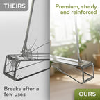 Acrylic Shelf Dividers for Closet Organization, 4-Pack Premium Quality Reinforced Material Closet Organizers and Storage, Per