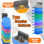 Hat Organizer for Baseball Caps 2 Packs with Built-in Spring Clips - Wall Mount Closet Hat Rack Holder,Storage for Door/Close