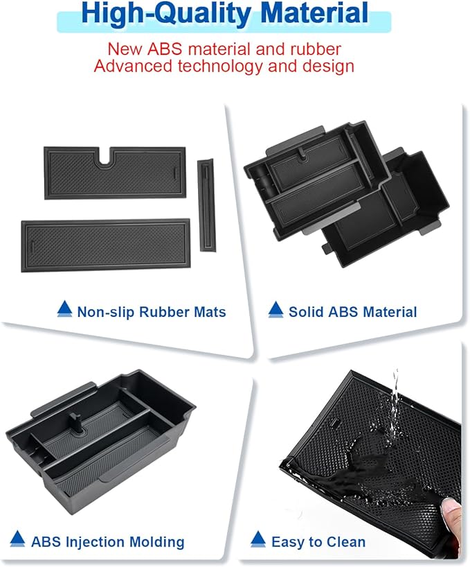 2 Layer-2024 2025 2026 Crosstrek Center Console Organizer for Subaru Crosstrek (Base/Premium/Sport/Limited/Wildernes),Durable ABS 2025 Crosstrek&Impreza Tray 2026 Crosstrek Hybrid Accessories