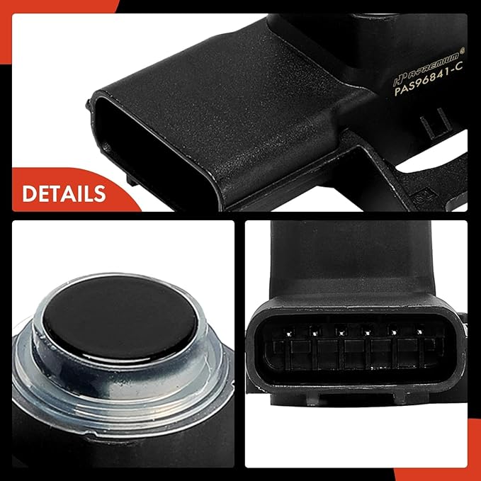 A-Premium 4-PC Rear Reverse Backup Parking Assist Sensor Compatible with Select Acura Models - MDX 2017-2020, RDX 2019-2021, 
