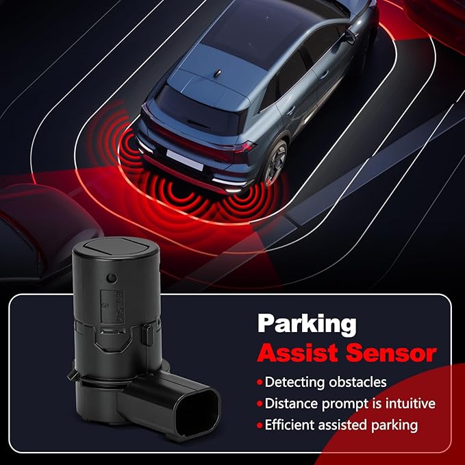 Parking Assist Sensor Compatible with Ford F150 F250 F350 F450 F550 E-150 E-250 Escape Explorer,Lincoln Navigator,Mercury Mariner,1 PCS Reverse Backup Bumper Rear Parking Sensors,OE#3F2Z15K859BA