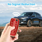 For Ford Key Fob Cover with Keychain, Soft TPU Key Case Shell Full Protection for Ford Explorer Fusion Escape Edge Expedition