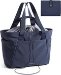 BAGSMART Reusable Grocery Bags, Large Beach Bag, Foldable Tote for Shopping Moving Holiday Travel Packing