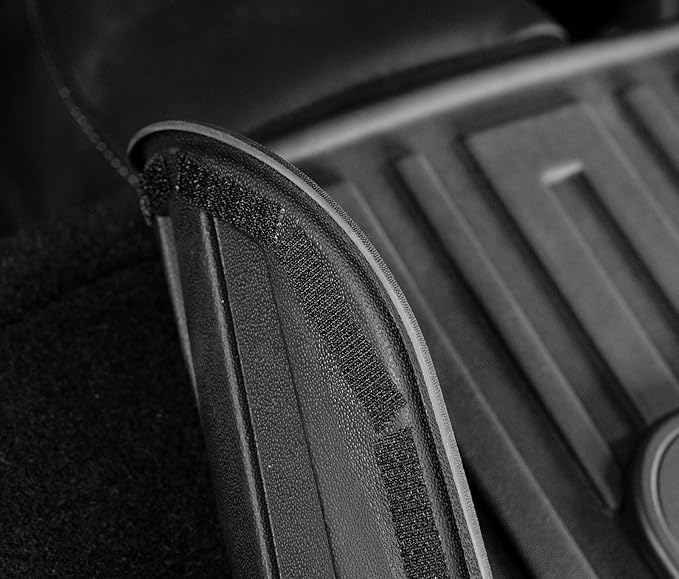 Kick Mats Backrest Mats for 2020-2024 2025 Kia Telluride 7 Passenger Captain Chairs Car Mats Accessories, All Weather TPE Interior Protector(2nd Row Backrest Mats)