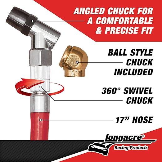 Longacre 52-52003 Tire Pressure Gauge, 2-1/2 Inch, 0-60 PSI