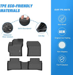 Nilight TPE Floor Mats for Toyota Corolla (Including Hybrid) 2020 2021 2022 2023 2024 2025 2026 All Weather Custom Fit Heavy Duty Floor Liners