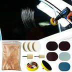 34Pcs Glass Polishing Kit, Multifunctional Scratch Remover Window Repair Tool for Window Repair, with Felt Polishing Wheel Po
