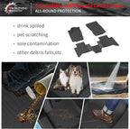 Floor Mats Compatible with 2024 2025 2026 Toyota Land Cruiser/Lexus GX550 Overtrail 5 Seats Cargo Mat Cargo Liner Trunk Liner Land Cruiser Accessories (Floor Mats+Trunk Mat+Backrest Mats)