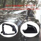 Fits For Tesla Model Y Left driver Side Wing Mirror Cover and Mirror Frame Set Rearview Lower Holder Tray Cap Housing 2021-2024(left side black)