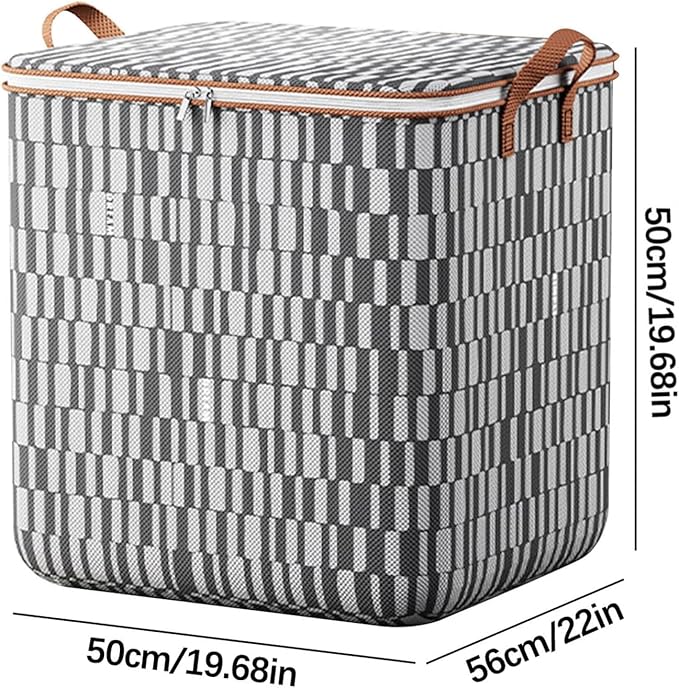 Clothes Storage Bag, Non-Woven Clothes Quilt Foldable Storage Bag, Multipurpose Large Capacity Lightweight Portable Wardrobe 