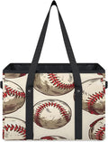 Reusable Grocery Bags Heavy Duty Shopping Bags Foldable Large Tote Bags with Long Handles & Hard Bottom