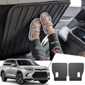 Kick Mats for 2024 2025 2026 Toyota Grand Highlander 7 Seats Captain Chair Car Mat Accessories, All Weather TPE Seatback Mat (Grand Highlander-2nd Row Kick Mats)