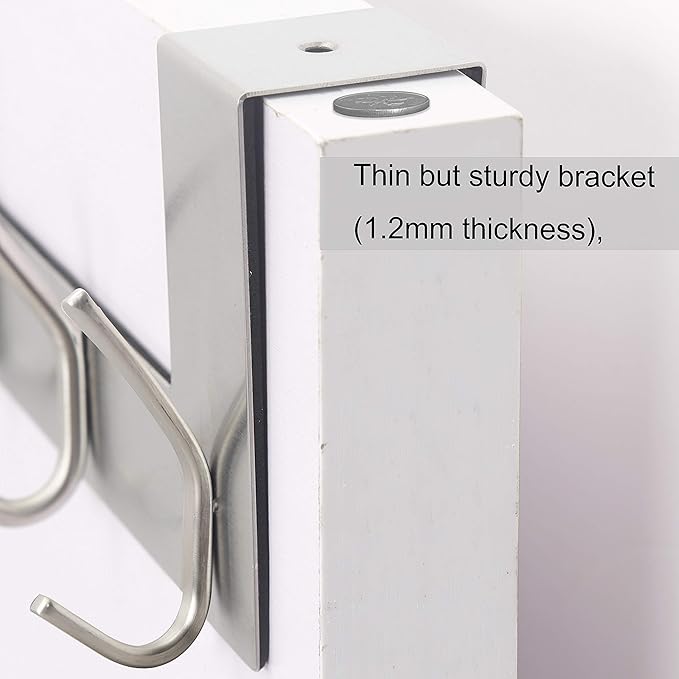 WEBI Over The Door Hook for Hanging,Door Hanger,Over The Door Towel Rack,Over Door Coat Hanger Over Door Coat Rack for Hangin