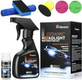 Car Headlight Restoration Kit, Ceramic Headlight Restoration Kit, No Power Tools Required, Headlight Cleaner and Restorer Kit, Headlight Cleaner, Headlight Restoration Spray