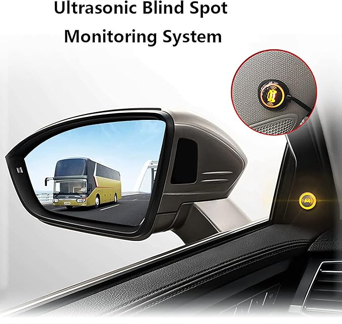 Riloer BSD Radar Monitoring Detection Kit Car Blind Spot Monitoring System Ultrasonic Blind Spot Detection System Sensor
