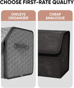 Owleys Foldable Trunk Organizer For Car - Trunk Organizers Car Storage - Collapsible Auto Trunk Organizer With Lid - Small