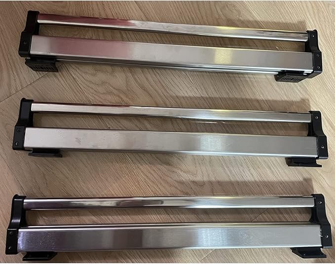 Stainless Steel Wardrobe Rail Tube - Sliding Wardrobe Closet Rod, Extendable Clothes Rail With Slide Rails, Wardrobe Adjustab