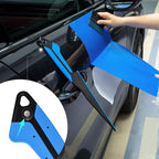 NEWISHTOOL 2 PCS Window Tint Squeegee Magnetic Rubber Scraper Tool, All-Purpose Squeegee for Film Installing, Glass Cleaning Water Remove, Fixed Rubber Lip Water Blade Side Wiper Swiper Tint Tool