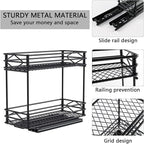 Pull Out Medicine Organizer,Slide Out Storage Drawers,Spice Rack Organizer for Cabinet,Pill Bottle Storage for Holding Vitami