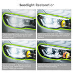 145pcs 3 inch Sandpaper Polishing Kit for Headlight Restoration, 60 to 10000 Grit Wet Dry Sanding Dicsc with Drill Buffing Pa