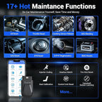 OBD2 Scanner Bluetooth Vdiagtool D100, Bidirectional Scan Tool Wireless - Full System Diagnostic With 17 Resets, Lifetime
