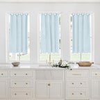 4PCS Small Tension Curtain Rod 28 to 48 Inch,White Short Curtain Rods No Drilling,Loaded Expandable Spring Curtain Rods for K