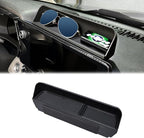 JDMCAR Dashboard Storage Tray Compatible with 2023–2026 Chevy Colorado & GMC Canyon, Behind Screen Dash Organizer Insert, ABS Sunglasses Holder with Non-Slip Liner, Easy Install Interior Accessory