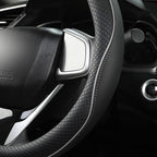 West Llama Microfiber Leather Steering Wheel Cover for Toyota, Toyota Accessories Large Size for 15.5-16 inch, Premium Qualit