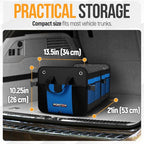 FORTEM Trunk Organizer For SUV Car Organizer and Storage, Multi-Compartment Storage Bag Car Accessories for Women Men, Perfect
