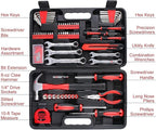 WINNER 175-Piece Multi-Purpose Automotive and Household Tool Kit in Toolbox Storage Case, Perfect for General Home and Auto R