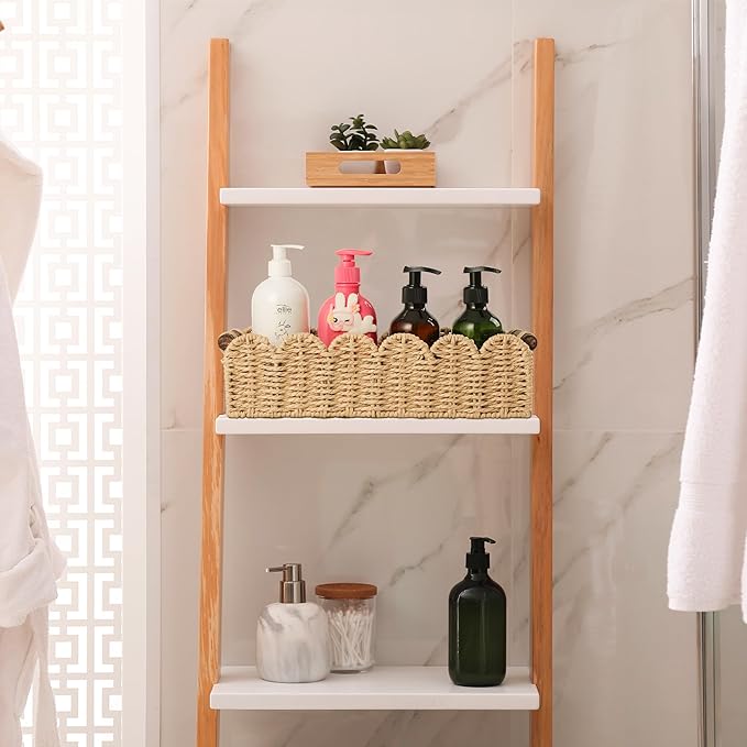 Toilet Paper Storage Basket Bathroom Counter Organizer Wicker Baskets for Organizing Cute Basket for Apartment Bedroom Nurser