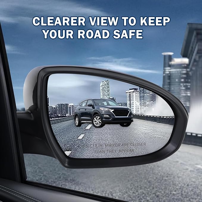 Right Passenger Side Mirror Compatible With 2019 2020 2021 Hyundai Tucson With Manual folding Power glass Black Replace #87620-D3990(3Pins)