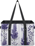 Reusable Grocery Bags Heavy Duty Shopping Bags Foldable Large Tote Bags with Long Handles & Hard Bottom