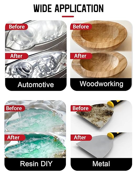 130Pcs Headlight Restoration Kit, 3 Inch Wet Dry Sanding Discs 80-5000 Grit with Drill Attachments & Polishing Pads, Car Head
